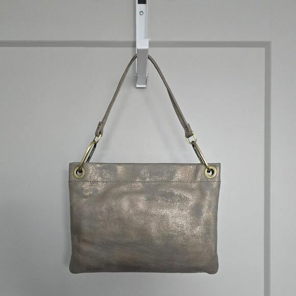 NWT HOBO Every GO Crossbody Bag Granite Gold - Picture 4 of 8
